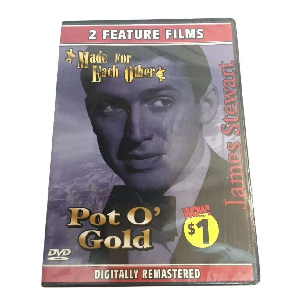 Made for Each Other / Pot O' Gold (DVD) Brand New Sealed